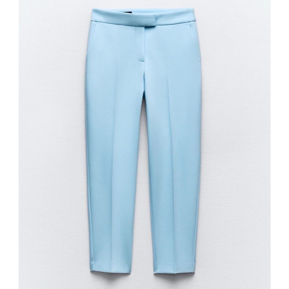 Zara 2 Piece Set Double Breasted Shoulder Pad Blazer and Slim High Waist Pants - Picture 5 of 15